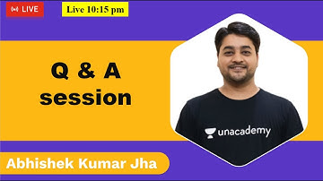 Q & A Session by Abhishek Kumar Jha