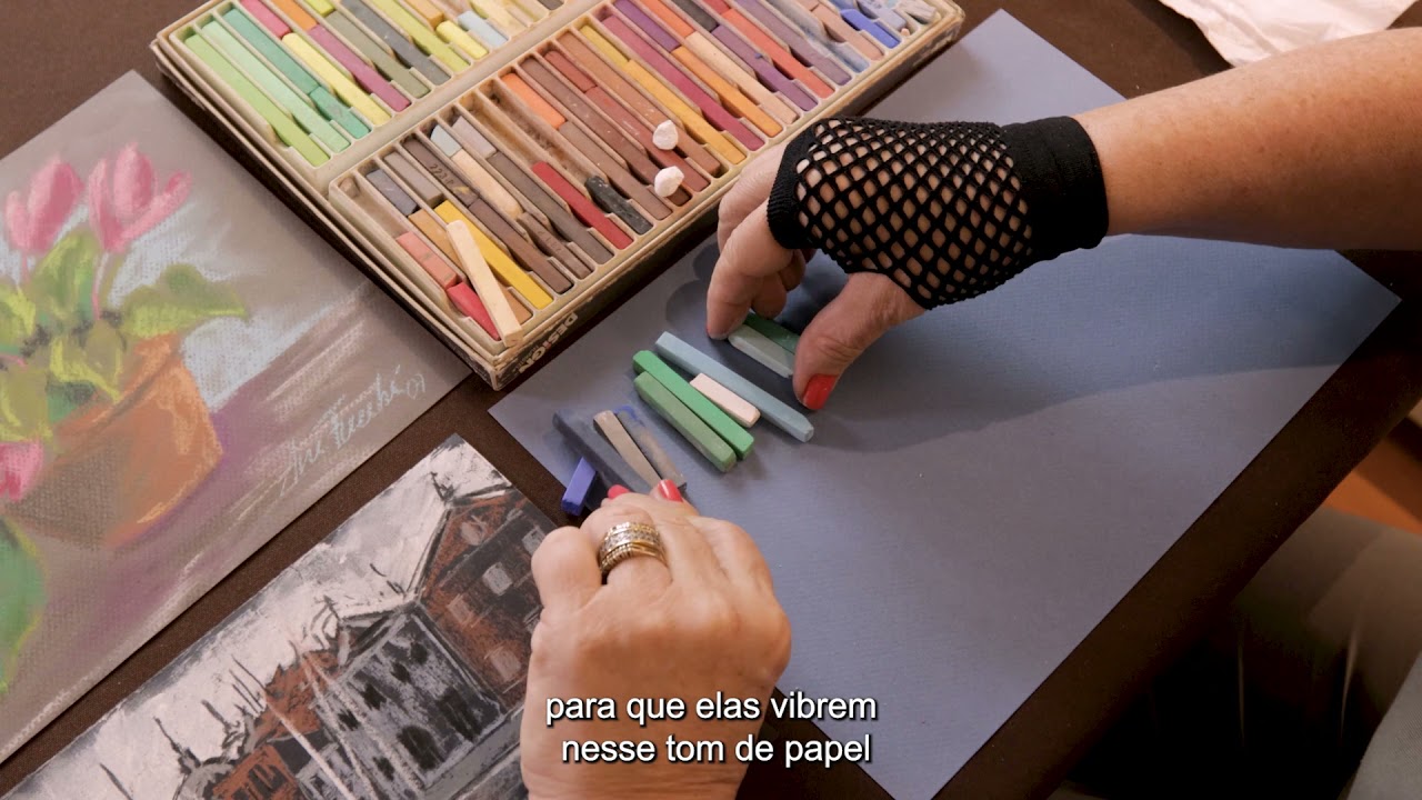 Ateliê Portinari | Técnicas sobre Papel: Giz Pastel - Ane Frenhi