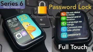 Hw12 Series 6 Super clone SmartWatch | Password Lock Smart Watch | Quick Review | Tamil