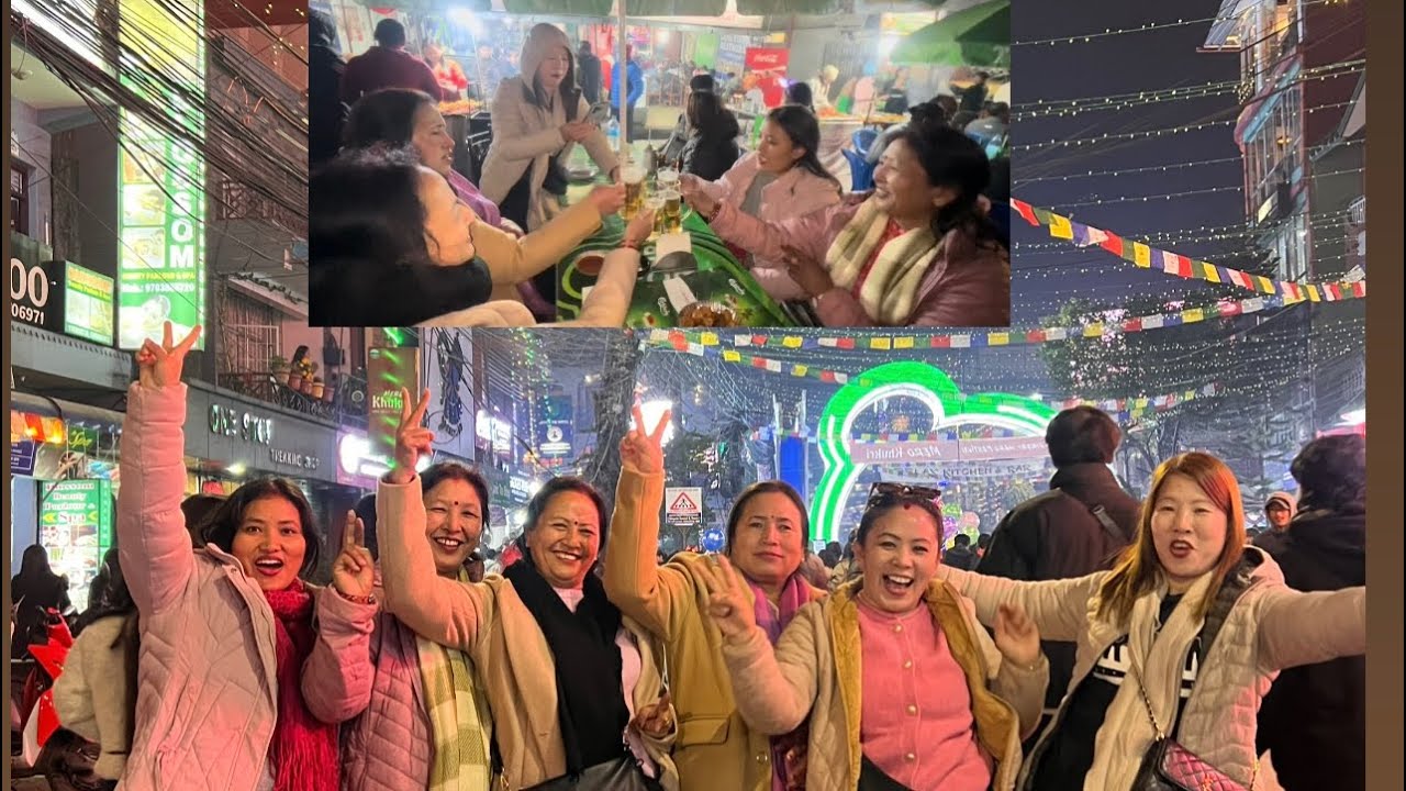 कति रमाइलो🤗भिड😳कति हो😱# first time हामी सबै सगै 🥰