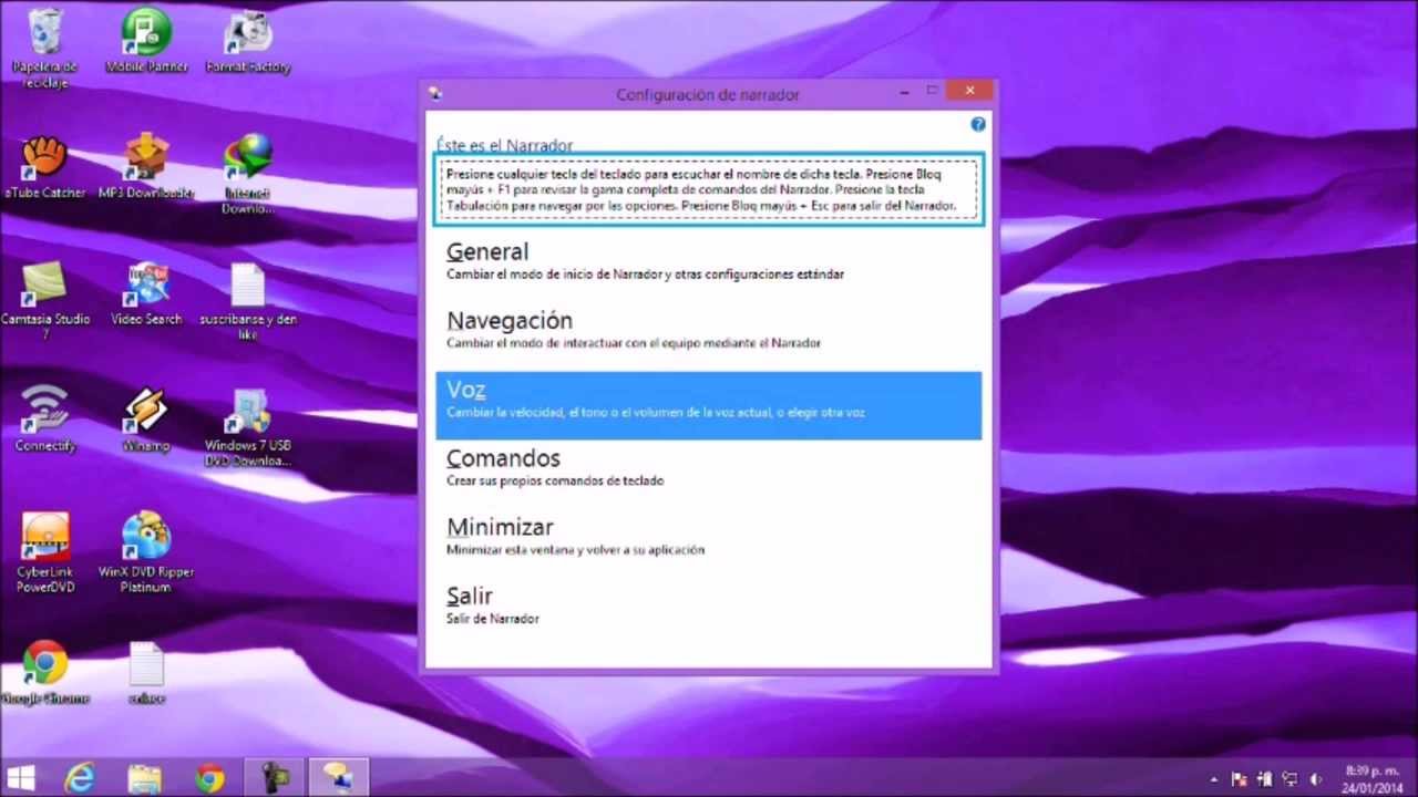 Pack de voces para narrador de windows 8 8 1 32 bits mega youtube