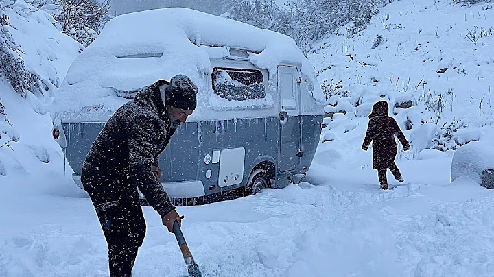 -6 DERECEDE MAHSUR KALDIK KARDA İLK KARAVAN KAMPIMIZ
