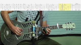 Deep River Blues OPEN D bottleneck lesson