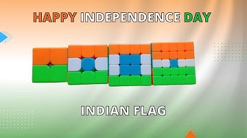 Indian Flag pattern on Rubik