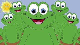 5 Little Speckled Frogs. Nursery Rhyme for Babies and Toddlers from Sing and Learn.