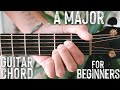 How To Play "A Major" Guitar Chord // Beginner Guitar Chord Series #1 #Shorts