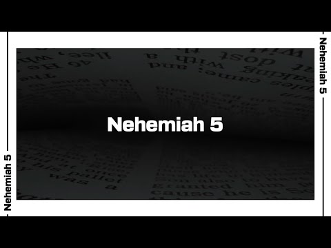 Nehemiah 5 Bible Reading | NIV