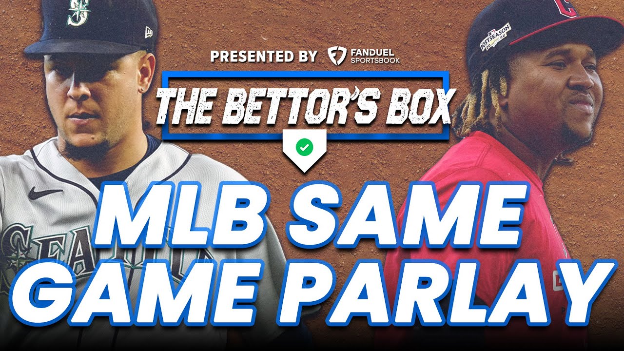 MLB SGP Picks Thursday 3/30 Mariners vs Guardians Same Game Parlay