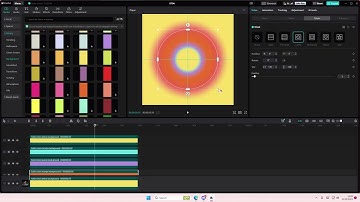 How You Can Create Your Own Custom Circle Gradient Background For Your Videos On CapCut PC?