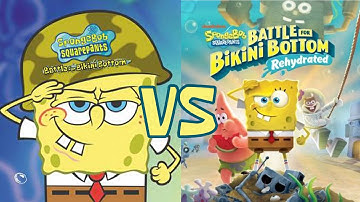 SpongeBob Squarepants Battle for Bikini Bottom Rehydrated Release Date Trailer Comparison to Old