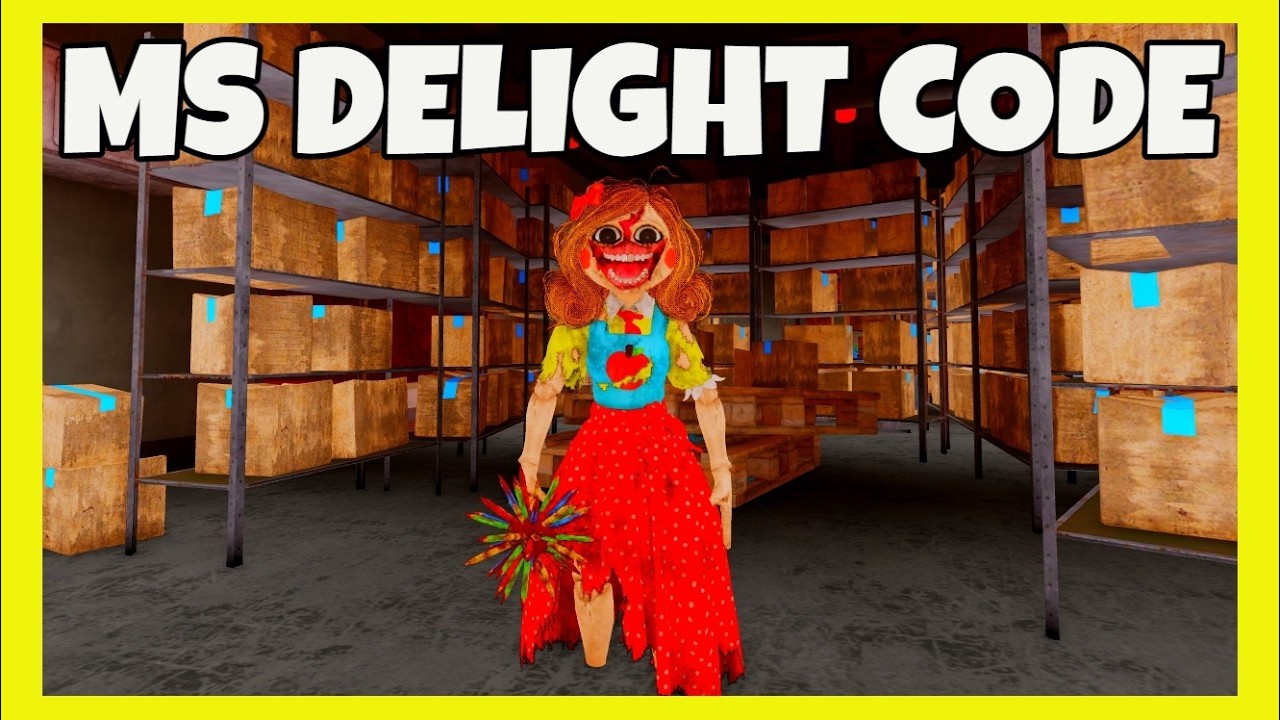 MS DELIGHT CODE in POPPY PLAYTIME MORPHS Roblox [ The Teacher Badge ...