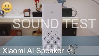 Xiaomi AI speaker - Sound test and preview