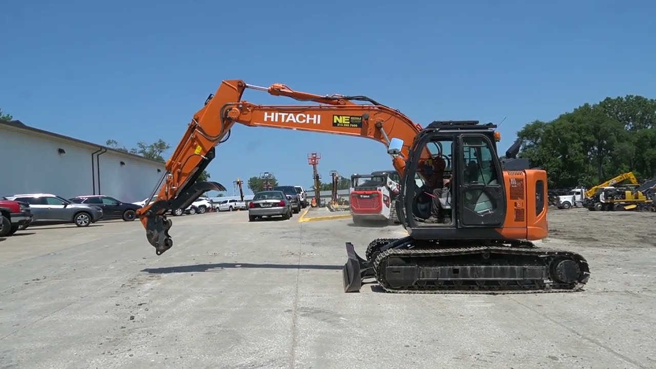 2017 HITACHI ZX135US-6 For Sale - YouTube