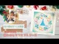 パステルアートで飾る華やかなクリスマスリースLesson93(@nijiroco )