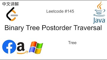树的后序遍历 Leetcode 145. Binary Tree Postorder Traversal in Java