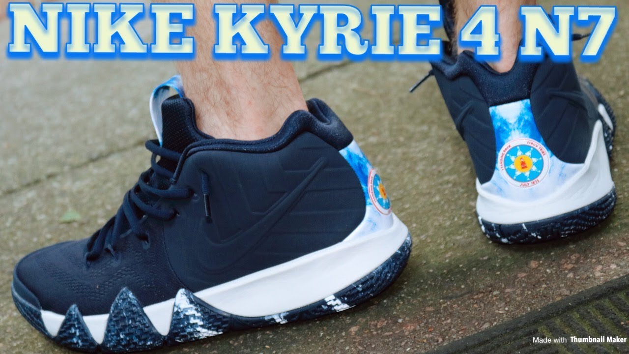 Nike Kyrie 4 N7 Review \u0026 Lit On Feet 