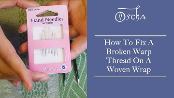 How to Repair A Broken WARP Thread | Fixes for Woven Baby Slings & Wraps