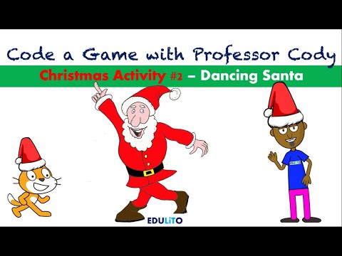 Code a Christmas Activity using Scratch #2 - Prof Cody Teaches Kids to Code