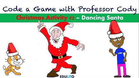 Code a Christmas Activity using Scratch #2 - Prof Cody Teaches Kids to Code
