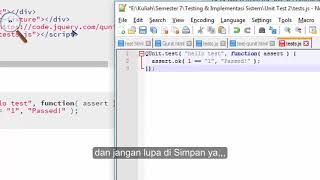 tutorial cara melakukan qunit testing pada program php
