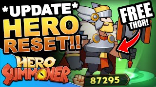 Hero Reset!? *UPDATE COMING?*- Hero Summoner: Free Idle Game screenshot 3