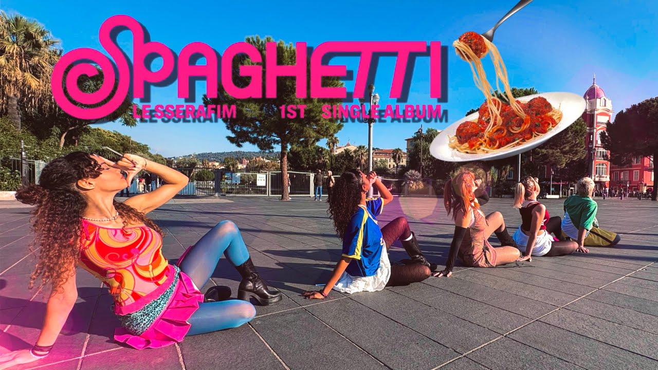 [KPOP IN PUBLIC | 24HOURS CHALLENGE | ONE TAKE] LE SSERAFIM (르세라핌) - SPAGHETTI Dance Cover by DivaZ