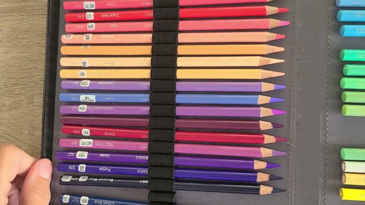 Brutfuner 570 color pencils: 520 + 50 macaron colors . Unboxing and first  impression. (Part 1) 