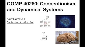 COMP 40260: Connectionism and Dynamical Systems. Unit 6.2