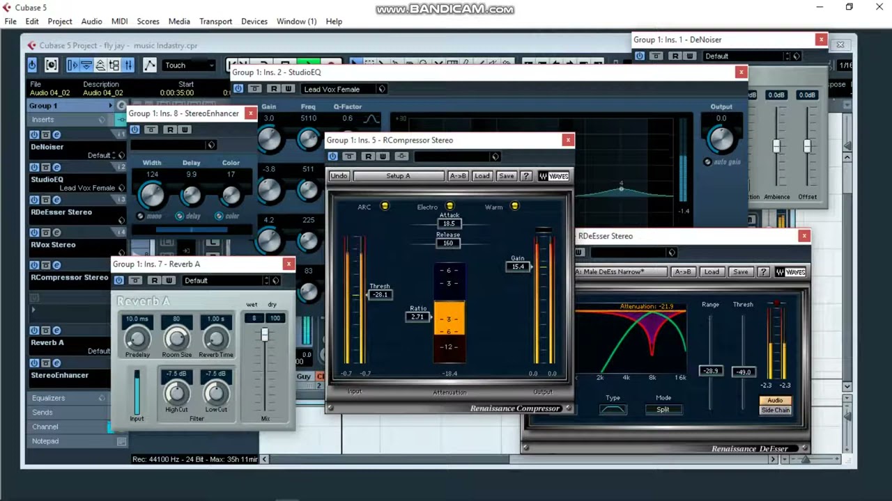 Mixing And Mastering Vocals Effects in Cubase 5 Best quality music 2021