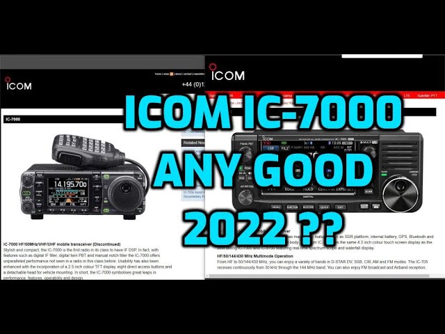 ICOM IC-7000 - GREAT RADIO ?? 2022