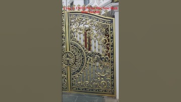 Cổng nhôm đúc biệt thự đẹp