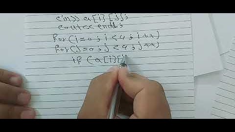 طباعة القطر الرئيسي والثاني للمصفوفه