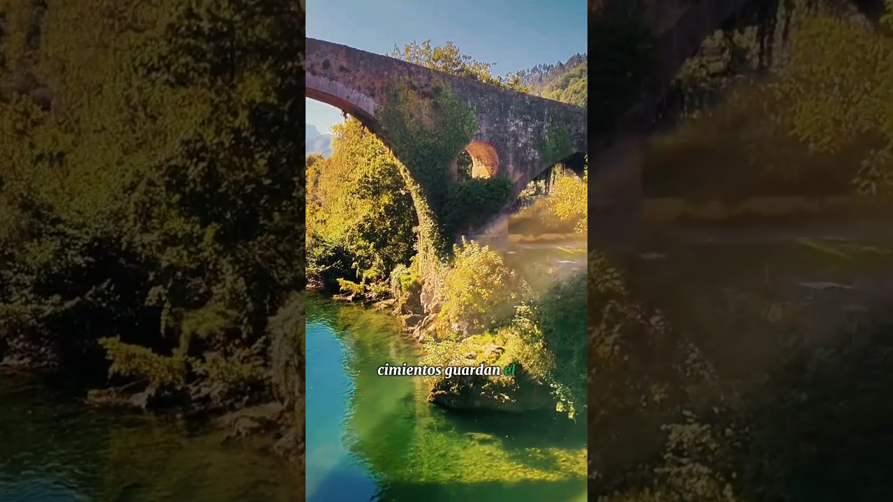 No es un puente… es un viaje en el tiempo. #cangasdeonis #asturias #puenteromano #españa #viajar