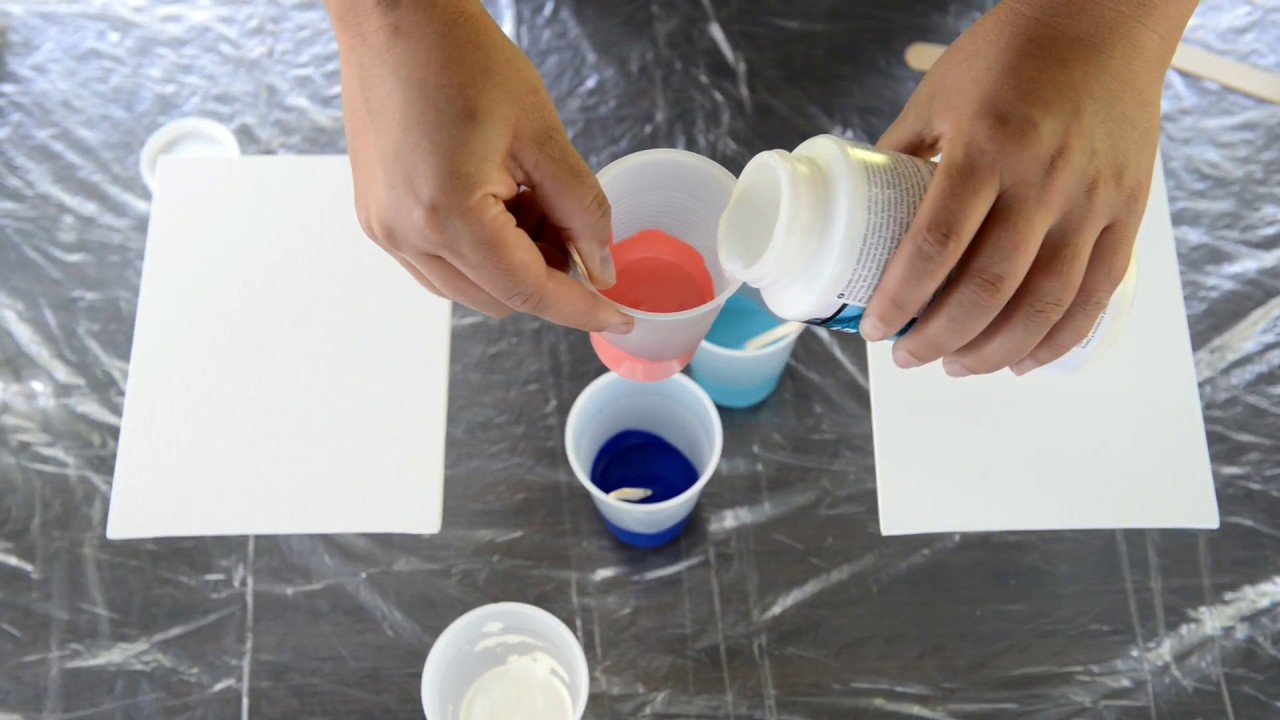(81) DecoArt Pouring Medium Test and Results - YouTube