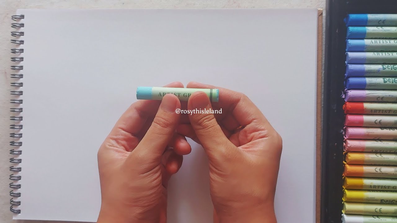 oil pastel review 5 / delgreen oil pastel / healing set 36 YouTube