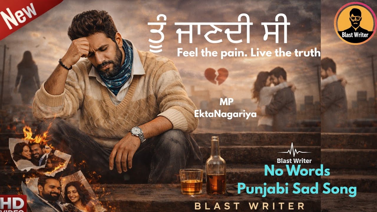 ਤੂੰ ਜਾਣਦੀ ਸੀ •No Words | Mp EktaNagariya | Punjabi Sad Song 2025 | Broken Heart 💔 | Blast Writer