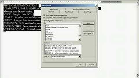 How to create an autotext in Microsoft Word