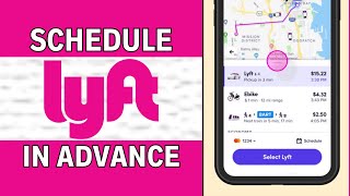 How to Schedule a Lyft in Advance (SUPER QUICK TUTORIAL)