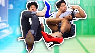 DOING EVERYTHING IN HIGH HEELS!
