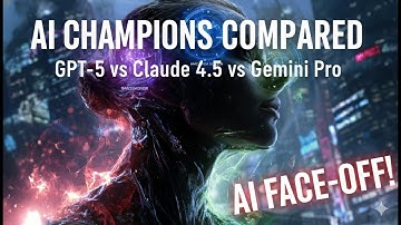 AI Champions Compared: GPT-5, Claude 4.5 & Gemini Pro - Which Boosts Productivity Most?