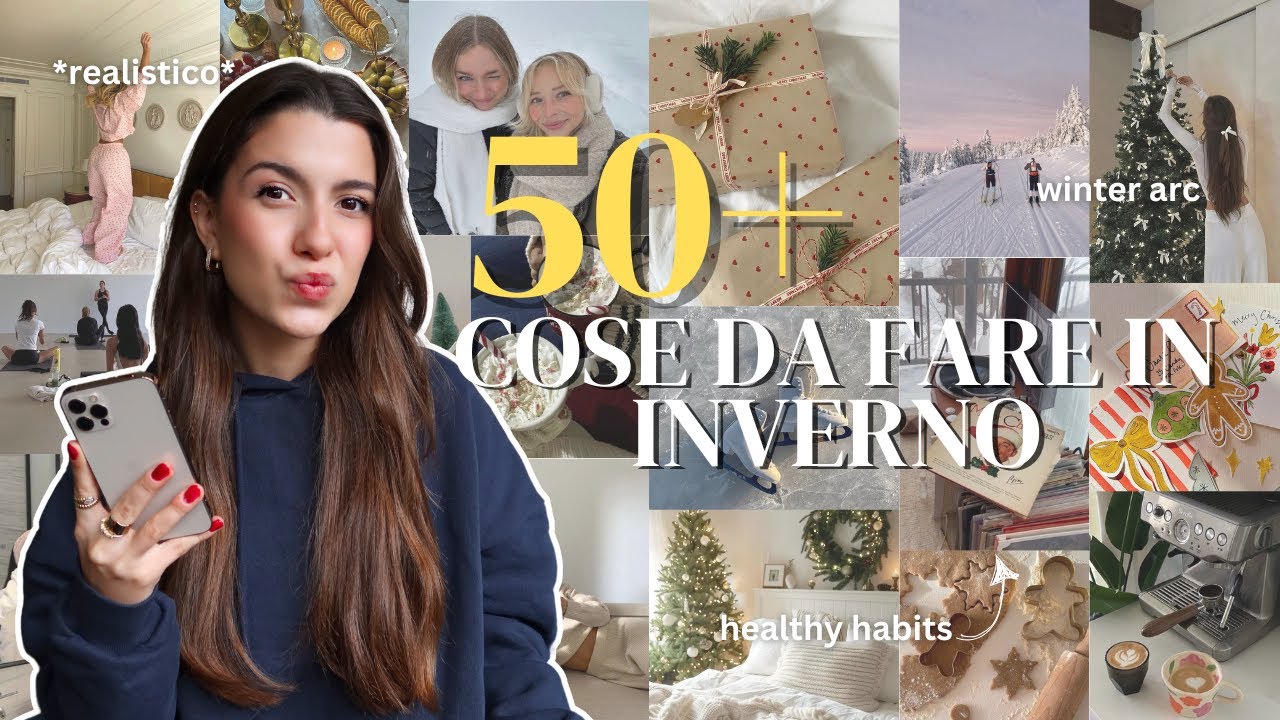 50+ COSE DA FARE IN INVERNO❄️  realistico, low cost, romanticizzare l'inverno, winter vibes