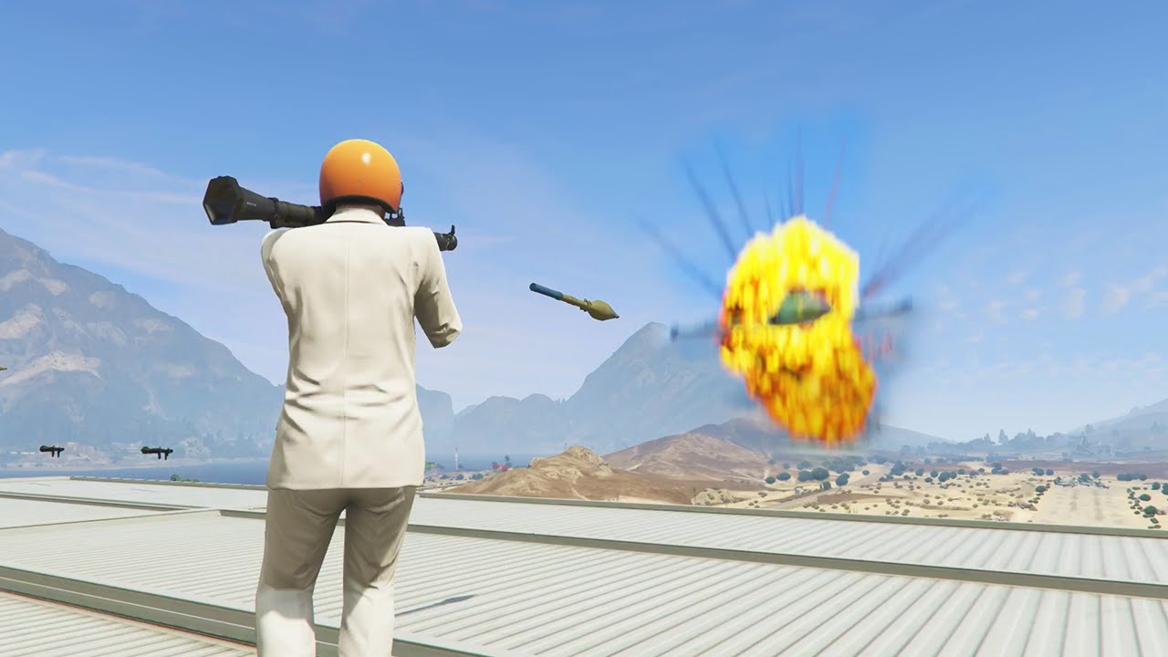 RPG vs JET PLANES (GTA 5 Funny Moments)