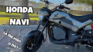 La mejor Moto para aprender a manejar! | HONDA NAVI Review y prueba de manejo