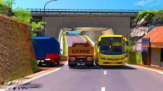 B11r Volvo Bus Journey on Express Way | Murahara Travels Volvo