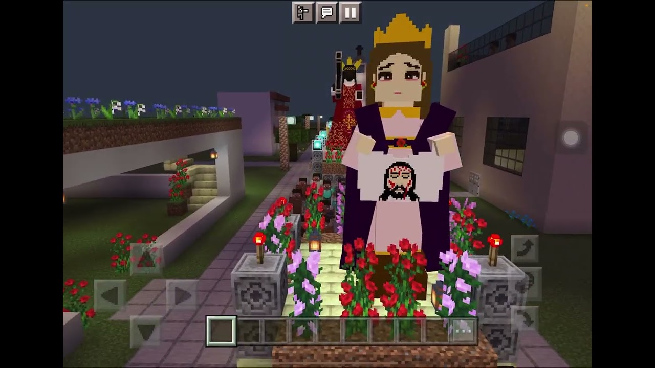 minecraft church | holy week procession