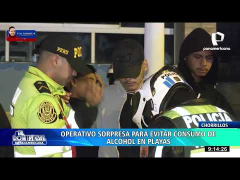 Police operation targets intoxicated individuals and seeks to curb late-night parties on the Cost...