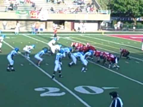 Steubenville Big Red Football, Sage Cutri, against...