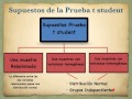 Prueba t student