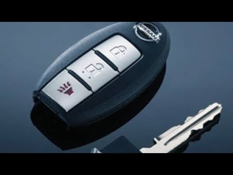 Nissan key battery replacement - YouTube