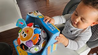 Unbox Vtech Bright Lights Soccer Ball